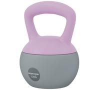 Sportnow 12Kg Kettlebell With Soft Body And Non-Slip Handle, Purple, Grey Purple