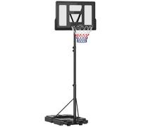 SPORTNOW 2.3-3.05m Basketball Hoop and Stand with Weighted Base and Wheels