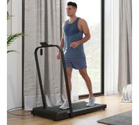 SPORTNOW 2.5HP Folding Treadmill Walking Pad with LED Display and Remote Control - Blue, Blue