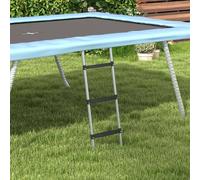 SPORTNOW 2 Steps/3 Steps Galvanised Steel Trampoline Ladder Climbing