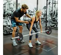 SPORTNOW 2 x 5kg Olympic Weight Plates, Weight Plate Discs with Tri-Grips in Black | Size: 10kg SPORTNOW Black 10kg