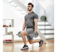 SPORTNOW 20kg 2-in-1 Adjustable Weights Dumbbells Set for Home Gym