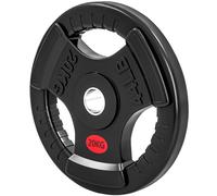 Sportnow 20Kg Olympic Weight Plate, Weight Plate Disc With Tri-Grips In Black Black