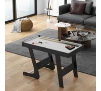 Sportnow 3.5Ft Folding Pool Table Set, Grey