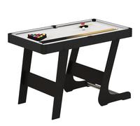 SPORTNOW 3.5ft Folding Pool Table Set With Cues - Balls - Chalk - Triangle - Brush | TJ Hughes