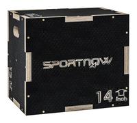 SPORTNOW 3-in-1 Wooden Plyo Box Plyometric Jump Box 30.5/35.5/40.5cm