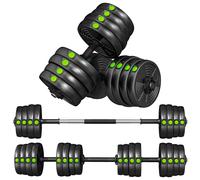 SPORTNOW 30KG Adjustable Dumbbells Weight Barbell & Dumbbells Set Home Gym | Free Weights Set, Strength Training