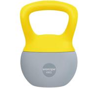SPORTNOW 4/6/8/10/12kg Soft Kettlebell with Non Slip Handle Grey | Kettle Bell, Home Gym, Weight Lifting, Strength Training