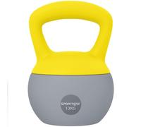 SPORTNOW 4/6/8/10/12kg Soft Kettlebell with Non Slip Handle Grey | Kettle Bell, Home Gym, Weight Lifting, Strength Training