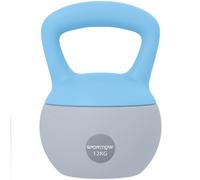 SPORTNOW 4/6/8/10/12kg Soft Kettlebell with Non Slip Handle Grey | Kettle Bell, Home Gym, Weight Lifting, Strength Training