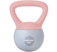 SPORTNOW 4/6/8/10/12kg Soft Kettlebell with Non Slip Handle Grey | Kettle Bell, Home Gym, Weight Lifting, Strength Training