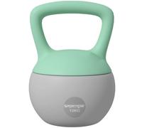 SPORTNOW 4/6/8/10/12kg Soft Kettlebell with Non Slip Handle Grey | Kettle Bell, Home Gym, Weight Lifting, Strength Training