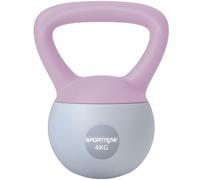 SPORTNOW 4/6/8/10/12kg Soft Kettlebell with Non Slip Handle Grey | Kettle Bell, Home Gym, Weight Lifting, Strength Training