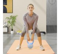 SPORTNOW Kettlebell with Soft Body and Non-Slip Handle - 19W x 15D x 25Hcm - 4 - Blue