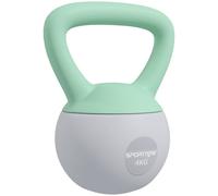 SPORTNOW 4KG Kettlebell with Soft Body and Non-Slip Handle, Grey and Green