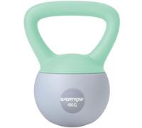 SPORTNOW 4kg Soft Kettlebell with Non-Slip Handle, Grey and Green