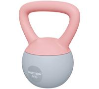 Sportnow 4Kg Kettlebell With Soft Body And Non-Slip Handle, Pink And Grey Pink