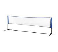 Sportnow 4M Badminton Net, Adjustable Sports Net For Tennis, Volleybal, Blue Blue