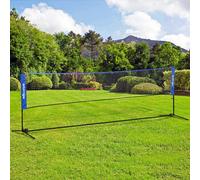 SPORTNOW 4m Badminton Net, Adjustable Sports Net for Tennis, Volleybal, Blue, Multi