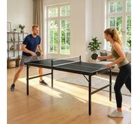 Sportnow 5Ft Mini Table Tennis Table, Folding Ping Pong Table