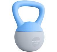 SPORTNOW Soft Kettlebell, 6kg Kettle Bell with Non-Slip Handle for Home Gym Weight Lifting and Strength Training, Pink and Grey