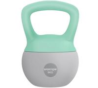 Sportnow 8Kg Kettlebell With Soft Body And Non-Slip Handle, Grey And Green