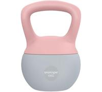 SPORTNOW 6kg Soft Kettlebell with Non-Slip Handle, Pink and Grey