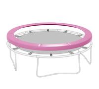 Sportnow 8Ft Trampoline Pad Spring Cover, Replacement, Waterproof, Pink Pink