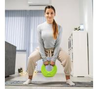 SPORTNOW 8kg Kettlebell, Kettle Bell with Wide Handle for Home Gym, Weight Lifting, Strength Training, Green