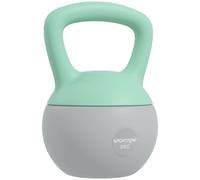 Sportnow 8Kg Kettlebell With Soft Body And Non-Slip Handle, Grey And Green