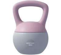 SPORTNOW 8kg Soft Kettlebell with Non-Slip Handle, Purple and Grey
