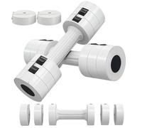 SPORTNOW Adjustable Dumbbell Set of Two for Men and Women 2.2kg 3.6kg 5kg | Hand Weights, Adjustable Dumbbells, Home Gym Workout, 1.1kg 1.8kg 2.5kg Each