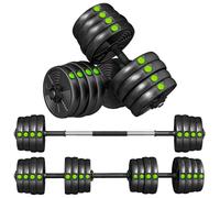 SPORTNOW Adjustable Dumbbells Weight Barbell & Dumbbells Set Home Gym | Free Weights Set, Strength Training