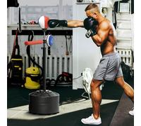 Sportnow Adjustable Speed Bag With Stand, Reflex Bar, Multicoloured