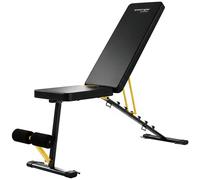 SPORTNOW Adjustable Weight Bench, 300kg Incline Decline Flat Foldable Bench Press with 7 Backrest Positions and Resistance Bands
