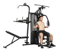 SPORTNOW All-in-One Home Gym Machine Power Cage 69 kg Weight Stack