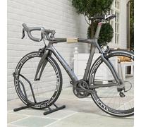 SPORTNOW Bike Floor Stand Portable Bike Rack Freestanding Bikes | Parking Stand Holder, For 16"-29" Mountain/Road Bicycles, Garage Indoor Outdoor Use
