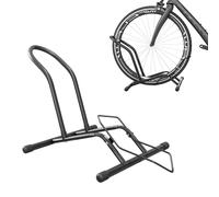 SPORTNOW Bike Stand Bicycle Storage Rack for Indoor Garages Flat Use | TJ Hughes Black