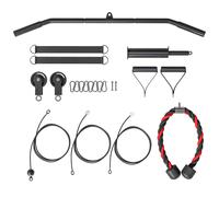 SPORTNOW Weight Pulley System for Home Gym, Cable LAT Pull Down Attachment | Cable Pulley System, Cable Machine, Biceps Curl, Tricep, Arm Workouts