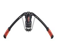 Sportnow Chest Expander With 22-440Lbs Resistance For Upper Body Exercise In Black Black