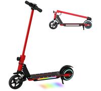 SPORTNOW Electric Scooter for Kids Foldable Age 6-14 Dual Brakes Red