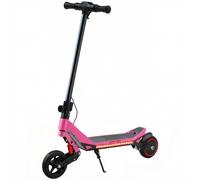 SPORTNOW Electric Scooter for Kids, Foldable E Scooter for Age Age 6+ with LED Display, RGB lights, Up to 16km/h, Pink