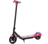 SPORTNOW Electric Scooter for Kids, Lightweight Kids Scooter for Age 6-14 with LED Display, RGB lights, Up to 10km/h, Maximum Range 8km, Kick-to-Start, for Boys and Girls, Pink