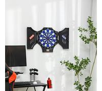 SPORTNOW Electronic Dartboard Set with 31 Games, 285 Programs, Cabinet, 6 Soft Tip Darts, 6 Spare Tips, LCD Scoring Indicator for Party, Game Night, Gift