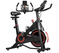 SPORTNOW Exercise Bike for Home Use with Adjustable Magnetic Resistance | Indoor Cycling Bike, LCD Display, Comfortable Seat, Home Gym Equipment, 120KG Weight Capacity