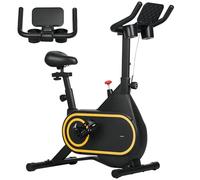 SPORTNOW Exercise Bike, Stationary Bike w/ LCD Display for Home Cardio Workout, black