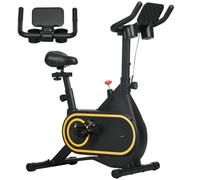 SPORTNOW Exercise Bike, Magnetic Indoor Cycling Bike, 330lbs Weight Capacity Stationary Bike, with Silent Flywheel, LCD Display, Bottle/Tablet Holder,