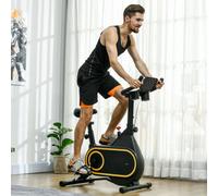 SPORTNOW Exercise Bike, Magnetic Indoor Cycling Bike, 264lbs Weight Capacity Stationary Bike, with Silent Flywheel, LCD Display, Bottle/Tablet Holder, Comfortable Seat, for Home Cardio Workout