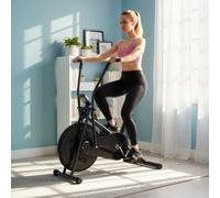 Sportnow Exercise Bike With Adjustable Seat, Lcd Display, Smooth Belt Drive
