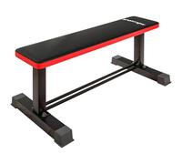 SPORTNOW Flat Weight Bench with Dumbbell Rack, 300KG Weight Capacity